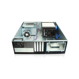 iStarUSA D-350HB-DT-BLUE 3U Compact 5x3.5" Bay Hotswap microATX Desktop Chassis