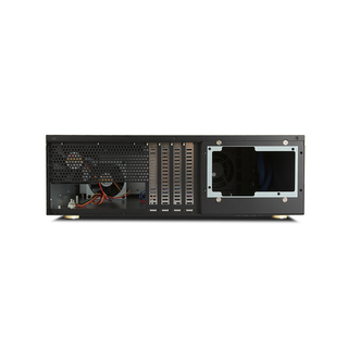 iStarUSA D-350HN-DT-SILVER 3U Compact 5x3.5" Bay Trayless Hotswap microATX Desktop Chassis