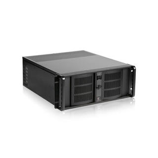 iStarUSA D-406-50R8PD8 4U Compact Stylish Rackmount Chassis with 500W Redundant Power Supply