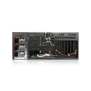 iStarUSA D-406-80R3N 4U Compact Stylish Rackmount Chassis with 800W Redundant Power Supply