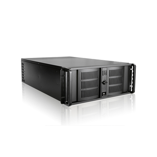 iStarUSA D-407L-50R8PD2 4U High Performance Rackmount Chassis with 500W Redundant Power Supply