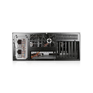 iStarUSA D-407L-50R8PD2 4U High Performance Rackmount Chassis with 500W Redundant Power Supply