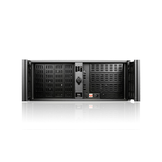 iStarUSA D-407L-50R8PD2 4U High Performance Rackmount Chassis with 500W Redundant Power Supply