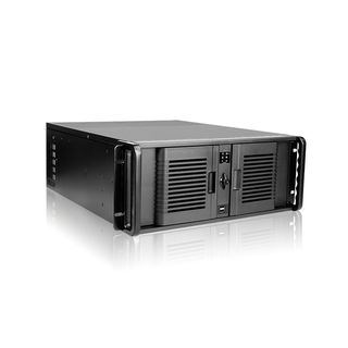 iStarUSA D-407P-80R3N 4U Compact Stylish Rackmount Chassis with 800W Redundant Power Supply