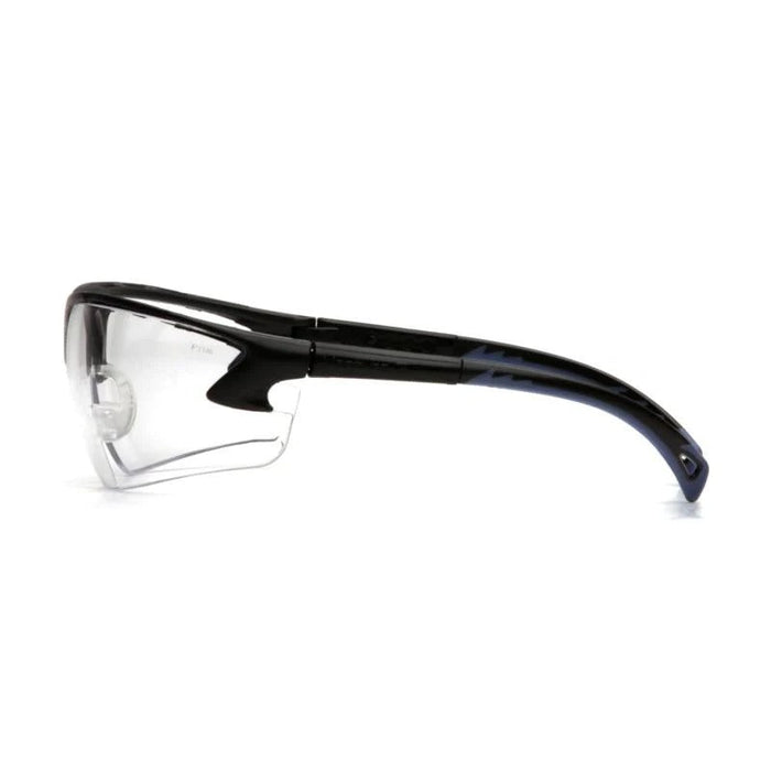 Pyramex SB5710D Venture 3 Clear Lens with Black Frame