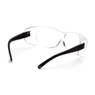 Pyramex S3510STJ Clear H2X Anti-Fog Lens with Black Temples