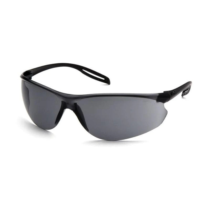 Pyramex S9720ST Gray H2X Anti-Fog Lens with Black Temples