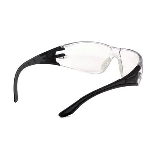 Pyramex SBG9610S Endeavor Plus Clear Lens with Black and Gray Temples