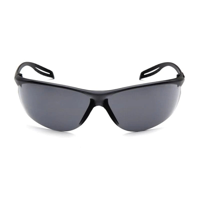 Pyramex S9720ST Gray H2X Anti-Fog Lens with Black Temples