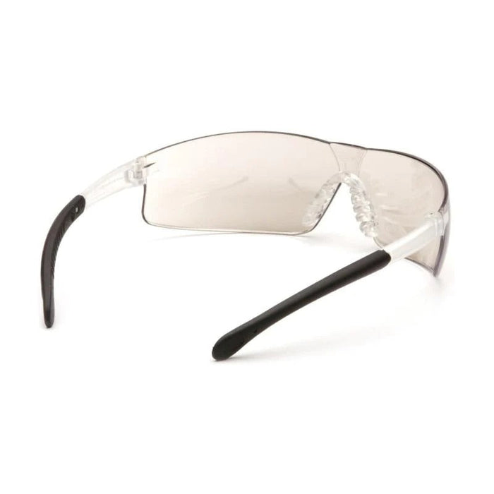 Pyramex S7280ST Indoor/Outdoor Mirror Anti-Fog Lens with Clear Temples