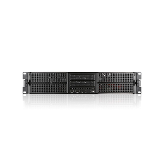 iStarUSA E-204L-80S2UP8 2U E-ATX 4 x 5.25" Bays Rackmount Chassis with 800W Redundant Power Supply