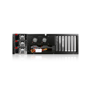 iStarUSA E-306L-80R3K 3U E-ATX 6 x 5.25" Bays Rackmount Chassis with 800W Redundant Power Supply