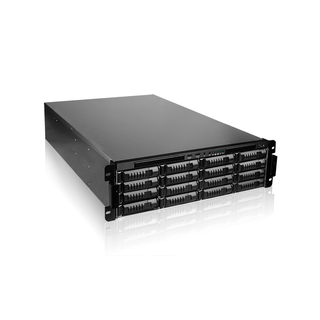 iStarUSA E3M16-80R3K 3U 16-Bay Storage Server Rackmount Chassis wtih 800W Redundant Power Supply