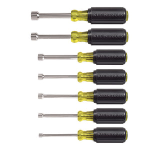 Klein Tools 631 Cushion-Grip Nut-Driver Set, 7 Piece