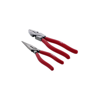 Wiha Tools 32699 2 Piece Classic Grip NE Style Lineman's Pliers and Long Nose Pliers Set