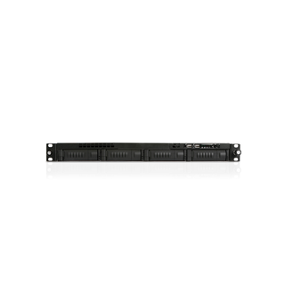 iStarUSA EX1M4-65R1UP8G 1U 4-Bay Storage Server Rackmount Chassis with 650W Redundant Power Supply