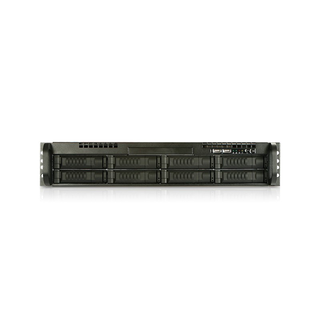 iStarUSA EX2M8-750PD8G 2U 8-Bay Storage Server Rackmount Chassis with 750W Redundant Power Supply