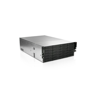 iStarUSA EX4M24-80S2UP8 4U 24-Bay Storage Server Rackmount Chassis with 800W Redundant Power Supply