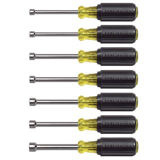 Klein Tools 65160 Cushion Grip Nut Driver Set, 7 Piece