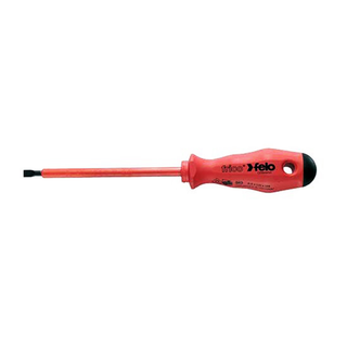 Felo 0715722117 1/4" x 6" Insulated Slotted Screwdriver