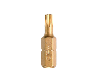 Felo 0715750222 T15 x 1" TORX® Tin Bit on 1/4" Stock