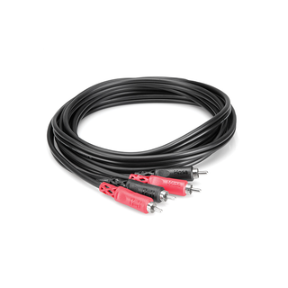 Hosa CRA-201 Dual RCA to Dual RCA Stereo Interconnect, 3.3 feet