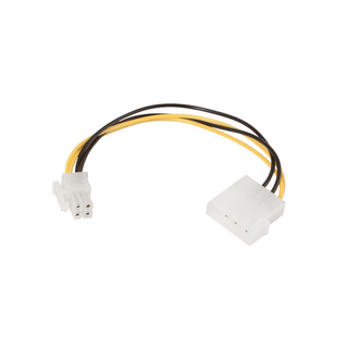 Kingwin PEC-06 8" Molex 4P (M) 4P (F) Pentium 4 Extension Cable