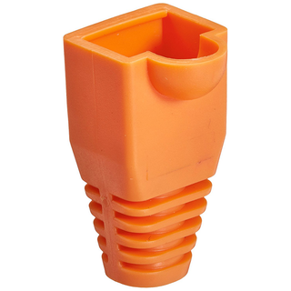 Platinum Tools 105079 RJ45 Boot 6.0mm Max OD, Orange, 100-Pack