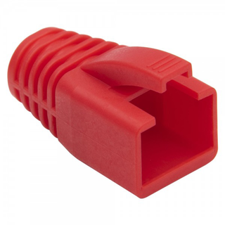 Platinum Tools 100037R-BG RJ-45 Boot with 7.5mm Maximum OD, Red, 25-Pack