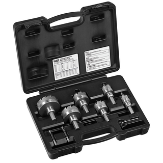 Klein Tools 31873 8-Piece Master Electrician's Hole Cutter Kit