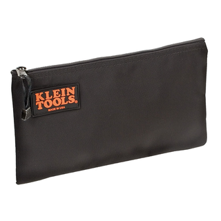 Klein Tools 5139B 12-1/2-Inch Cordura Ballistic Nylon Zipper Bag,Black