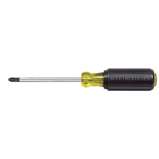 Klein Tools 603-4 No.2 Phillips Tip Screwdriver with 4-Inch Round Shank