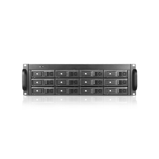 iStarUSA M-3120-JB 3U 3.5" 12-Bay Trayless JBOD Storage Rackmount Chassis