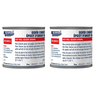 Mg Chemicals 8330S-200ML Electrically Conductivity Silver Epoxy Adhesive, 200 mL, 5 Pc.