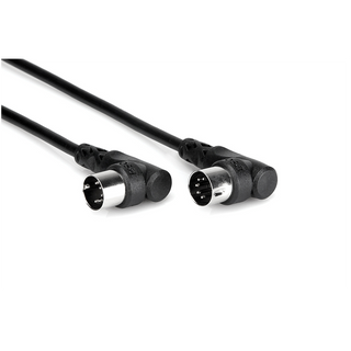 Hosa MID-305RR 5' Right-angle MIDI Cable