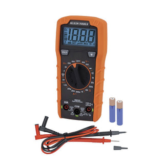 Klein Tools MM325 Multimeter, Digital Manual-Ranging 600V AC/DC Voltage Tester, Tests Batteries, Current, Resistance, Diodes, and Continuity