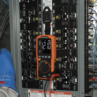 Klein Tools MM450 Multimeter, Slim Digital Meter, Auto-Ranging TRMS, 600V AC/DC Voltage, Current, Resistance, Temp, Frequency, Continuity