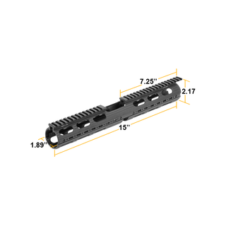 UTG MTU015SS PRO Model4/15 15" Car Length SuperSlim Drop-in Handguard