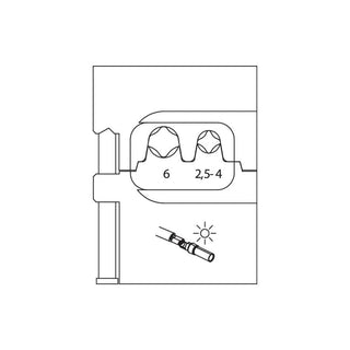 Gedore 2078090 Module insert for Multi Contact MC3