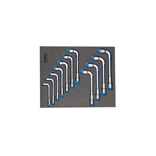 Gedore 2841851 Double Ended Socket  Wrench Set In 2/4 CT Tool Module