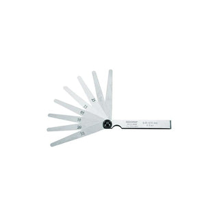 Gedore 6548680 Feeler Gauge Set, Fan Pattern .0002-.035"