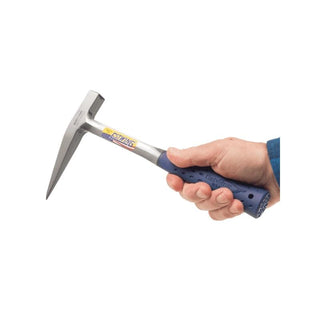 Estwing E3-13PM 13 Oz Lightweight Rock Pick, Pointed Tip, Milled Face, Nylon - Vinyl Grip
