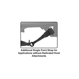 UTG PVC-GB505B-B Gen. 2 Single Point Bungee Sling, Black