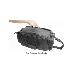 UTG PVC-P365B All-in-1 Range/Utility Go Bag, 21"x9"x8",Black