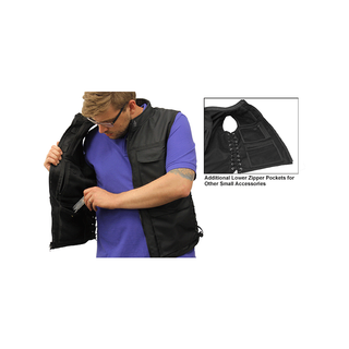 UTG PVC-VM32BB True Hunter Male Sporting Vest (S to M), Black