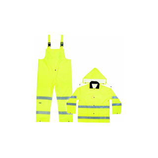 CLC R111M 3 Piece Hi-Viz® ANSI Class 3 Polyester Rain Suit