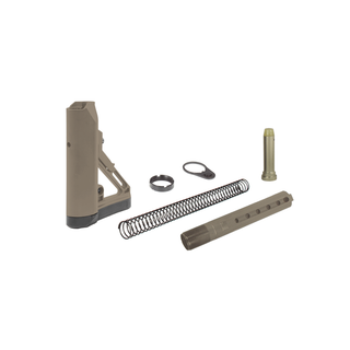 UTG RBUS1DM PRO AR15 Ops Ready S1 Mil-spec Stock Kit, FDE