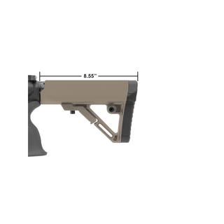 UTG RBUS1DM PRO AR15 Ops Ready S1 Mil-spec Stock Kit, FDE