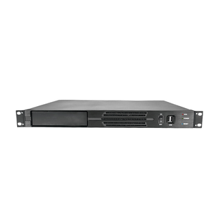 Athena Power RM-1U100DM Black 1U Rackmount Server Case - Chassis