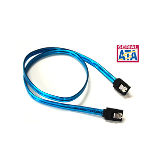 Bytecc SATA-312UVB UV Blue Serial ATA III 6Gbps Cable w/Locking Latch